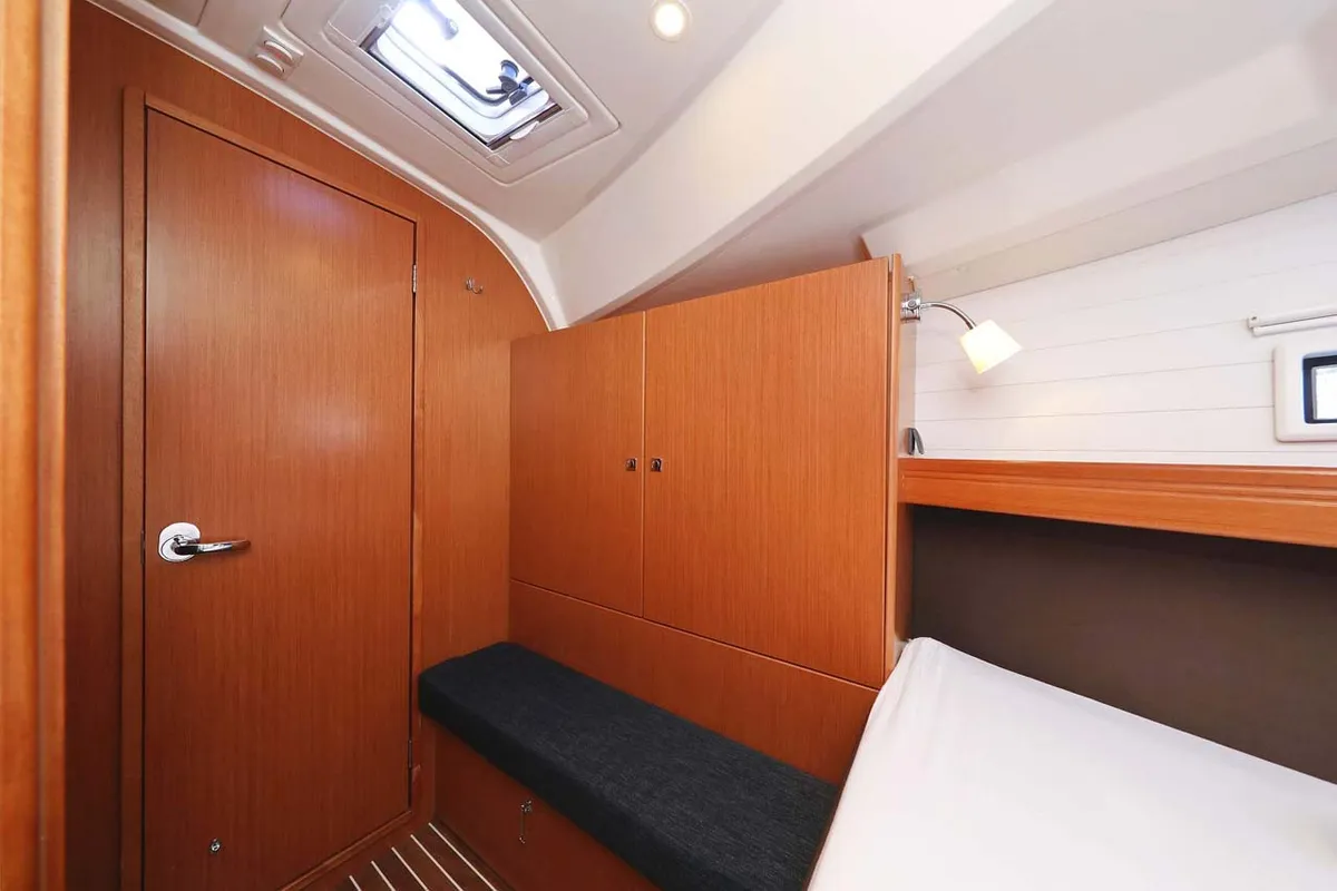 Cabin on Kirka, a Bavaria Cruiser 41 sailboat at Grad Biograd na Moru, Croatia