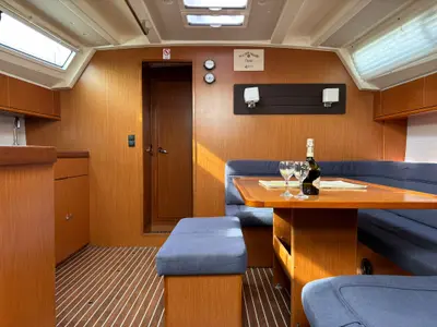 Salon of Titan, a Bavaria Cruiser 46 sailboat at Općina Pakoštane, Croatia