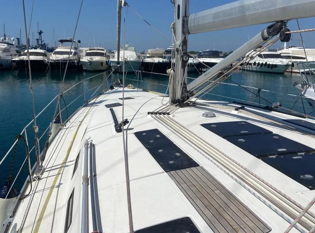 Marianthi M, a Bavaria 50 Cruiser sailboat at Municipal Unit of Lefkada, Greece