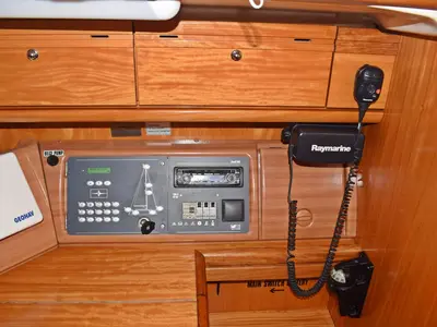 Cabin on Jagodna, a Bavaria 46 Cruiser sailboat at Grad Kaštela, Croatia