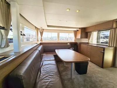 Salon of Moja Mala, a Lagoon 450 catamaran at Seget Donji, Croatia