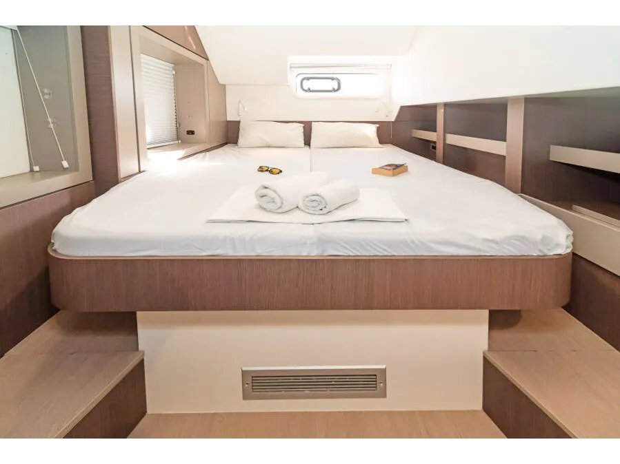 LOS ROQUES, a Bali 4.6 catamaran at Sant Antoni de Portmany, Spain
