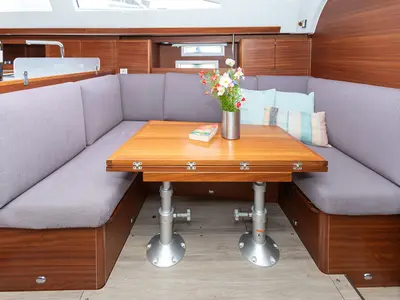 Salon of Top Secret 2020, a Elan 40.1 sailboat at Primošten, Croatia