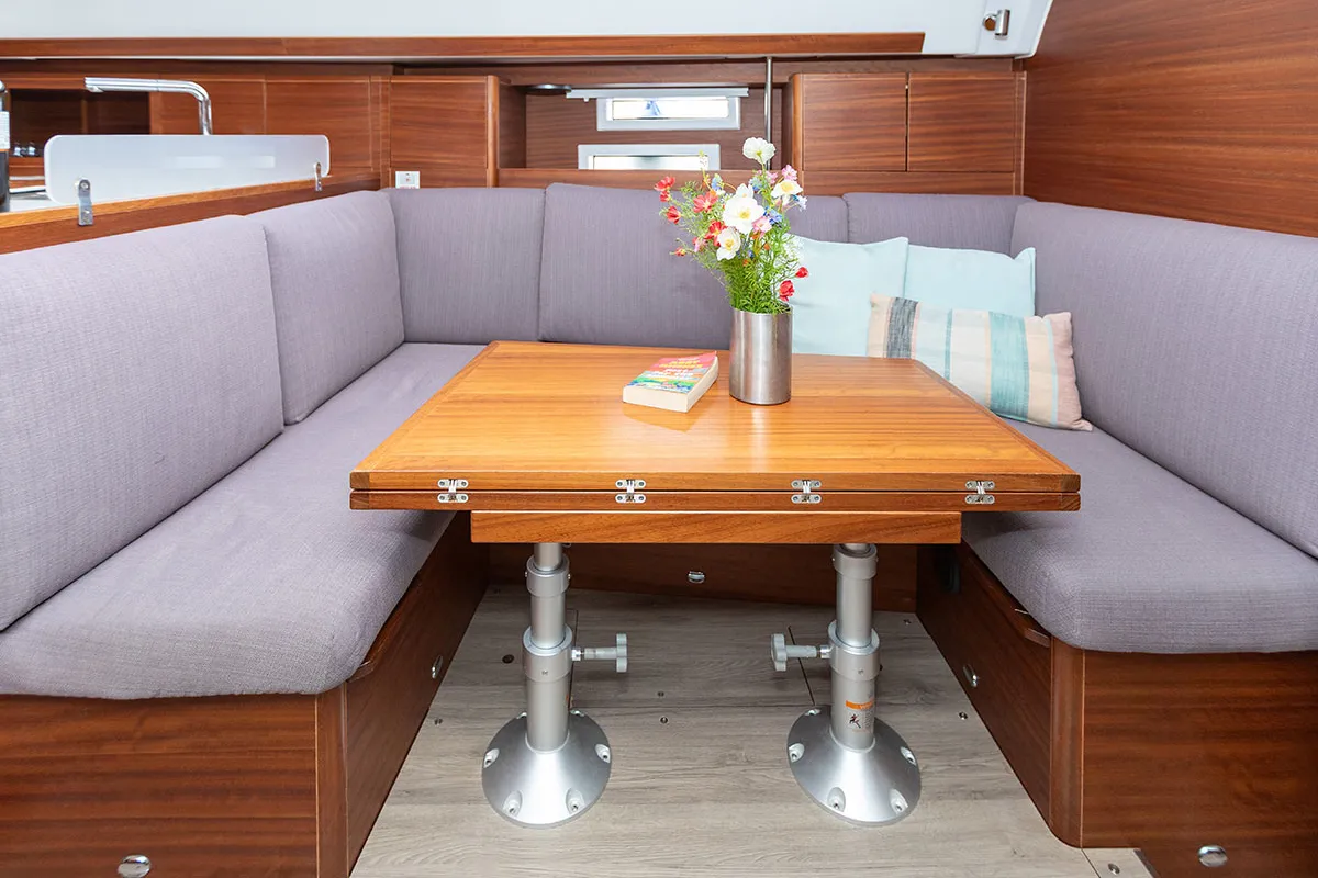 Salon of Top Secret 2020, a Elan 40.1 sailboat at Primošten, Croatia
