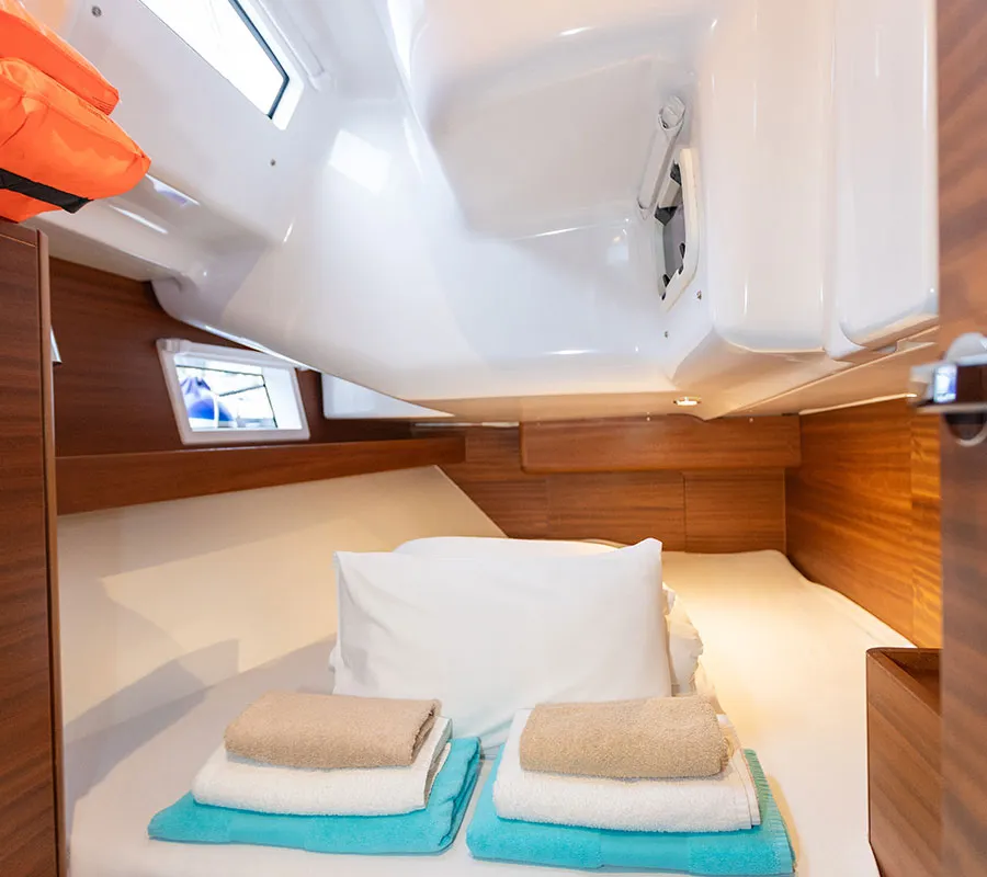 Cabin on Top Secret 2020, a Elan 40.1 sailboat at Primošten, Croatia