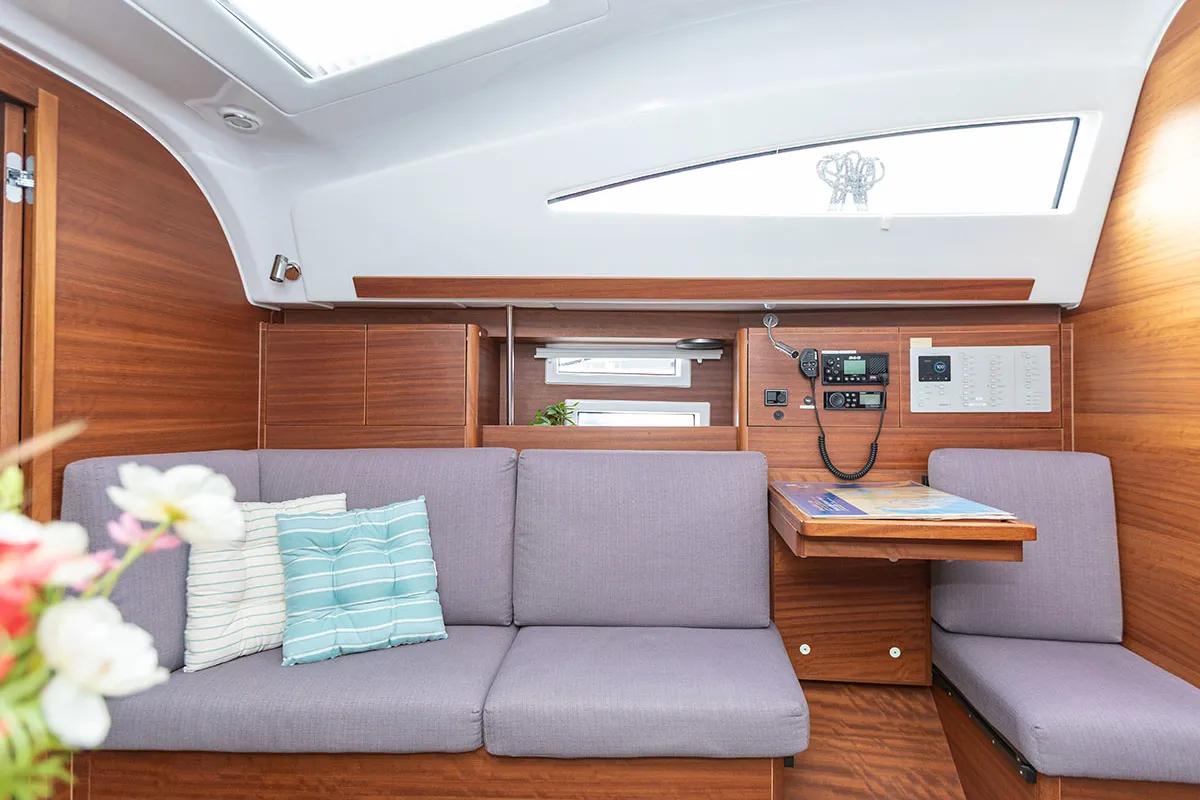 Salon of Top Secret 2020, a Elan 40.1 sailboat at Primošten, Croatia