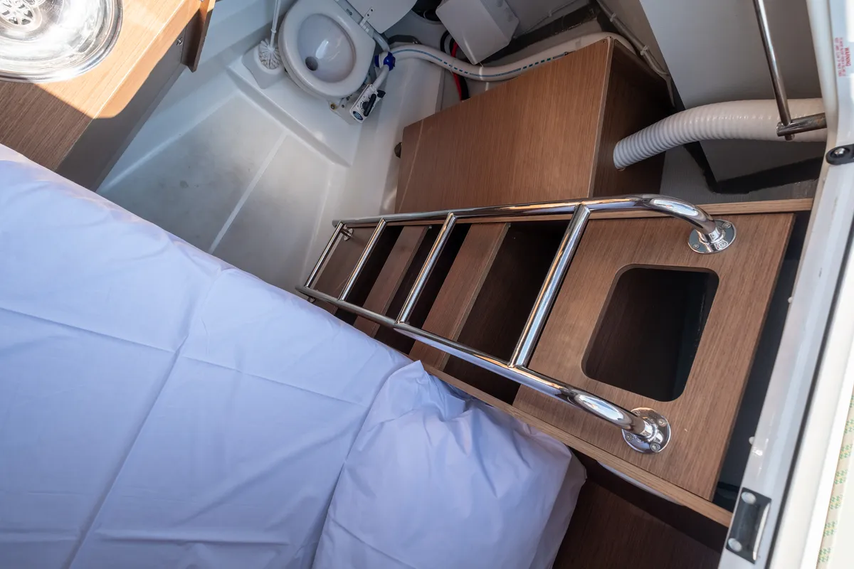Cabin on Aloha, a Beneteau Oceanis 51.1 sailboat at Municipal Unit of Lefkada, Greece