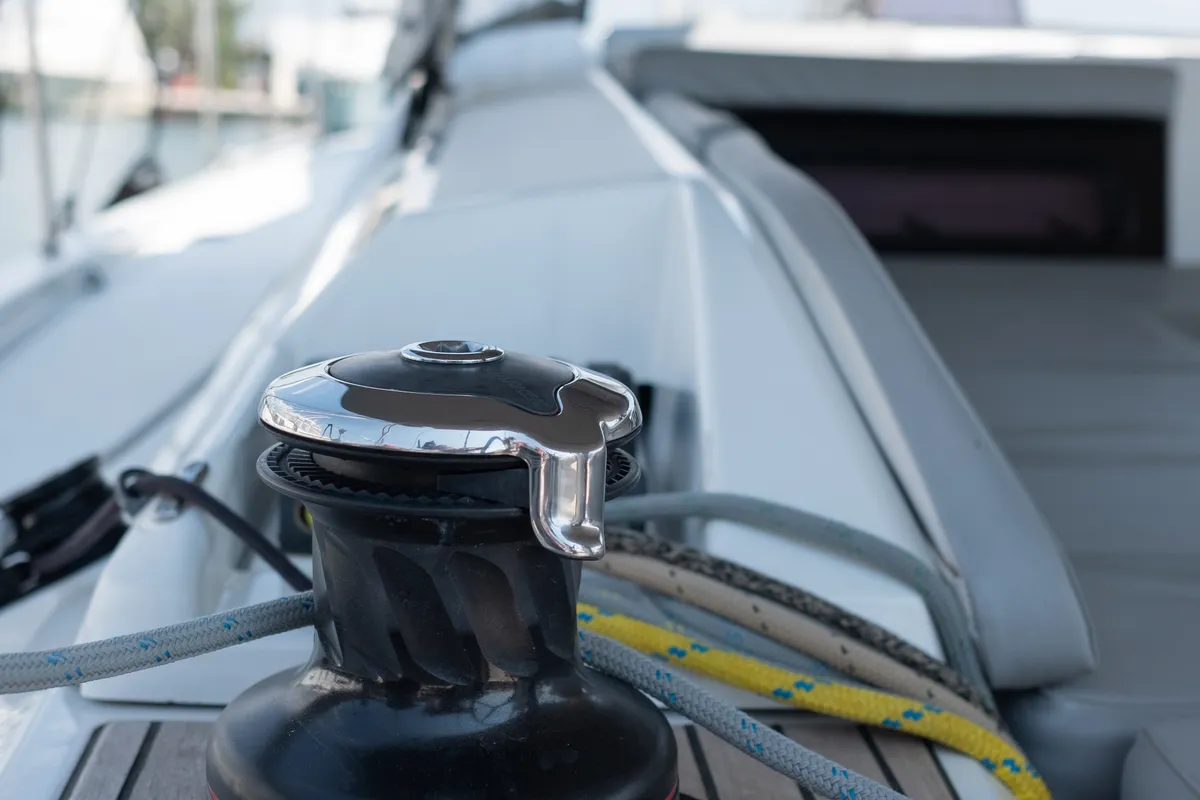 Aloha, a Beneteau Oceanis 51.1 sailboat at Municipal Unit of Lefkada, Greece