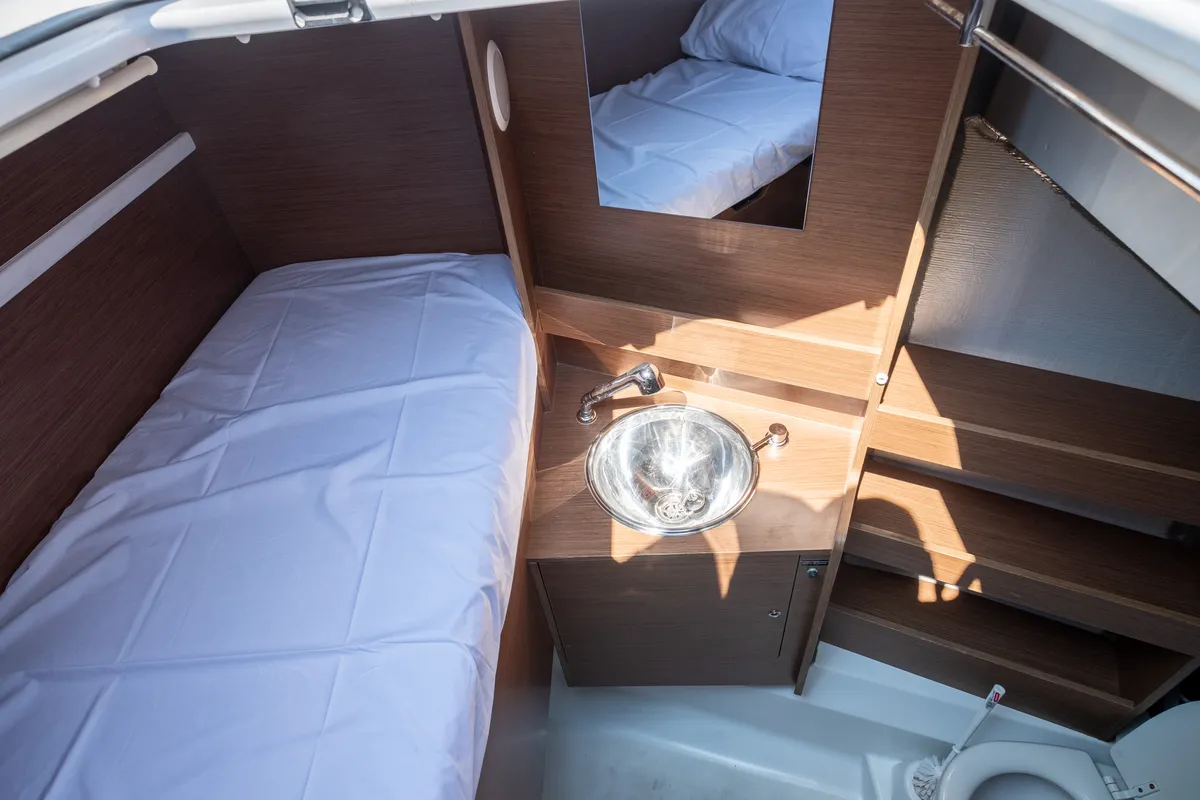 Cabin on Aloha, a Beneteau Oceanis 51.1 sailboat at Municipal Unit of Lefkada, Greece