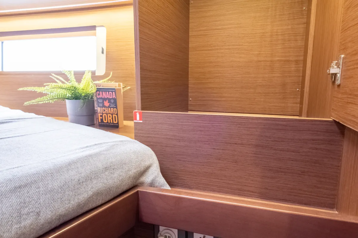 Cabin on Aloha, a Beneteau Oceanis 51.1 sailboat at Municipal Unit of Lefkada, Greece