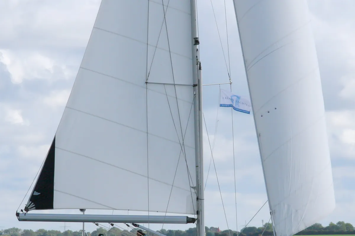 Foxi, a Bavaria 46 Cruiser sailboat at Heiligenhafen, Germany
