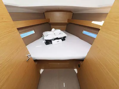 Cabin on Alegria, a Dufour 382 GL sailboat at Grad Pula, Croatia