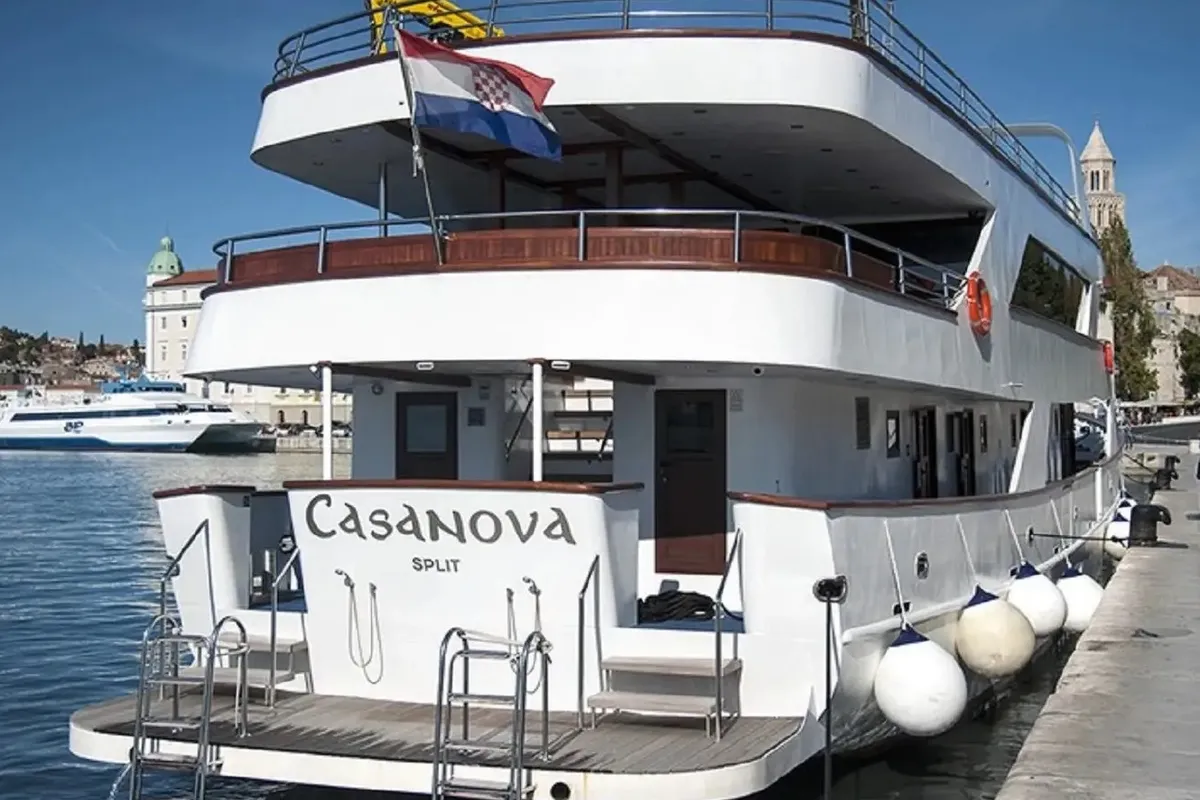 Casanova, a Motoryacht sailboat at Grad Trogir, Croatia
