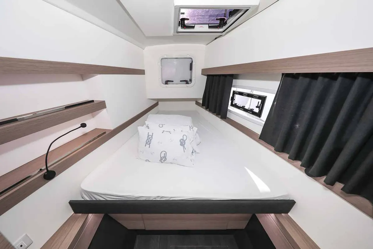 Cabin on Orion, a Fountaine Pajot Isla 40 catamaran at Grad Biograd na Moru, Croatia