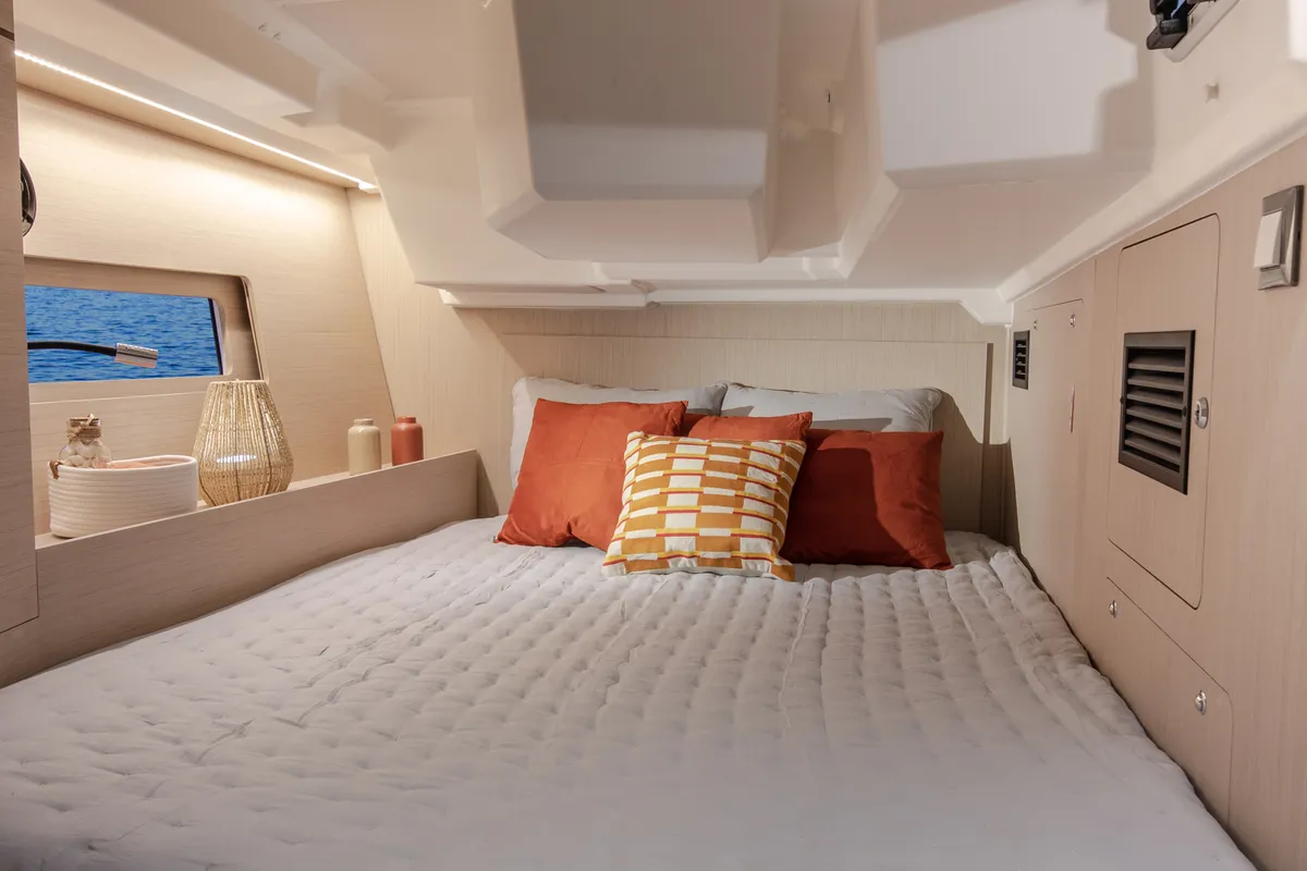 Cabin on Oceanis 461/3/3 Premium, a Beneteau Oceanis 461 sailboat at Dubrovnik, Croatia