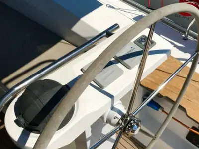 Midas, a Bavaria Cruiser 45 sailboat at Municipal Unit of Lefkada, Greece