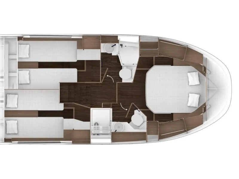 SEA LION , a Jeanneau Merry Fisher 1295 FLY motorboat at Grad Trogir, Croatia