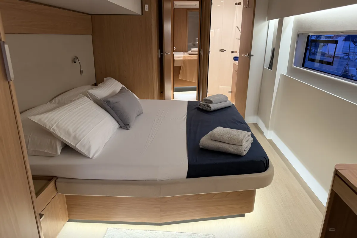Angelina, a Bali 5.8 - 5 + 2 cab. catamaran at Trogir, Croatia