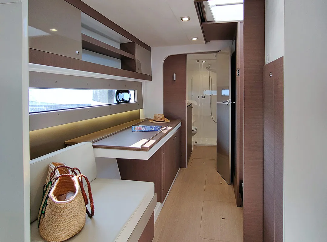 Poseidon, a Bali 4.1 catamaran at Grimaud, France