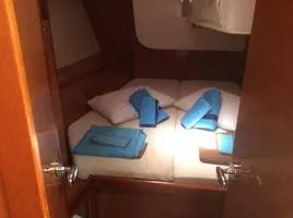 Cabin on Alpha , a Beneteau Oceanis 46 sailboat at Municipal Unit of Lefkada, Greece