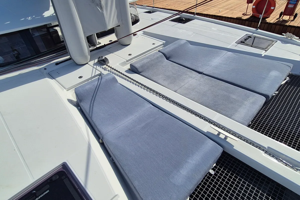 Galley of Kale I, a Excess 11 - 4 + 1 + 1 cab. catamaran at Fethiye, Turkey