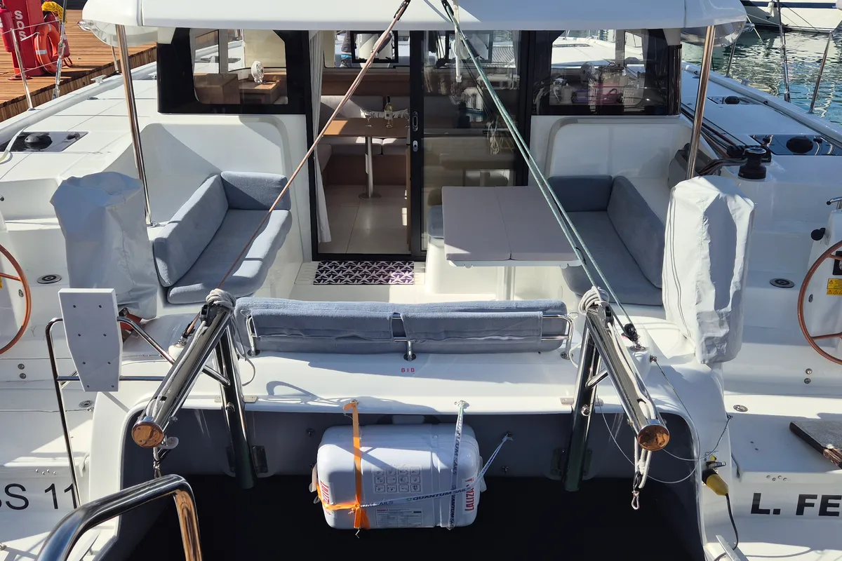 Cabin on Kale I, a Excess 11 - 4 + 1 + 1 cab. catamaran at Fethiye, Turkey