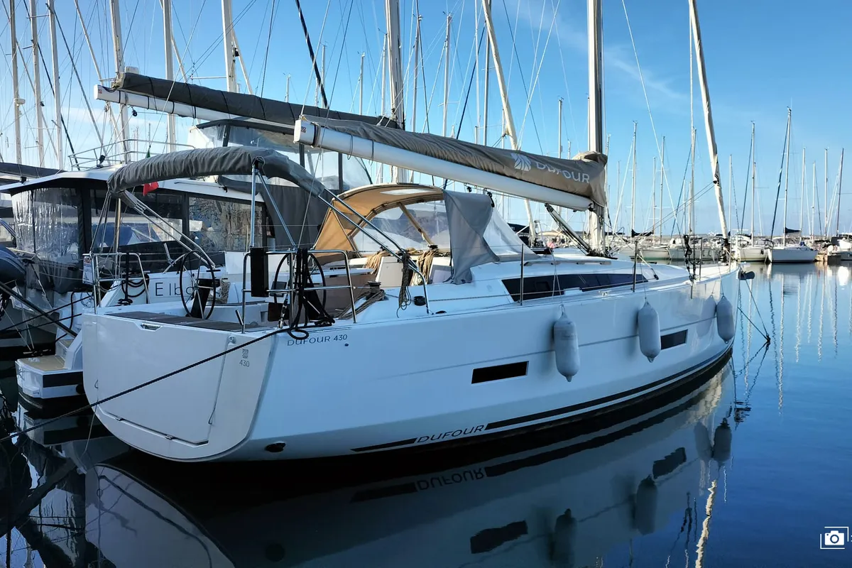 Kairos, a Dufour 430 sailboat at Castellammare di Stabia, Italy