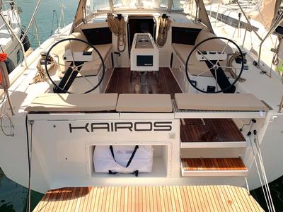 Kairos, a Dufour 430 sailboat at Castellammare di Stabia, Italy
