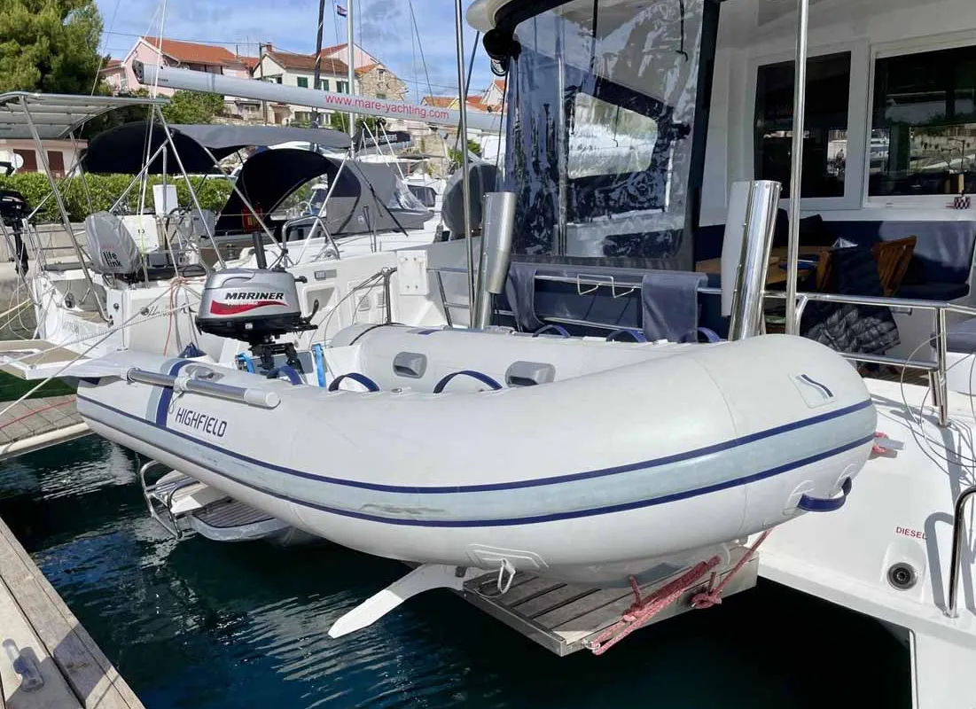 Mamma Mia, a Lagoon 40 catamaran at Grad Šibenik, Croatia