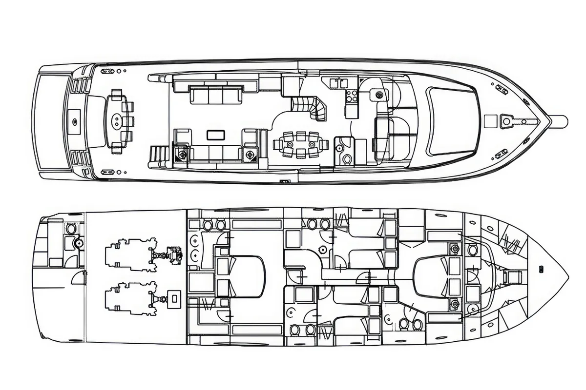 Freedom, a Alalunga 78 motor yacht at Athens, Greece