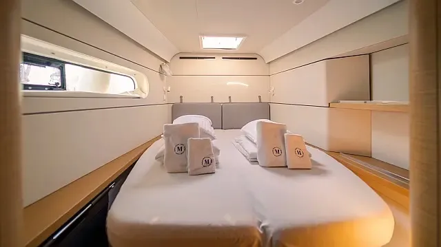 Cabin on Faros, a Excess 15 catamaran at Seget Donji, Croatia