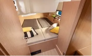 Cabin on MOANA, a Bavaria C42 sailboat at Primošten, Croatia