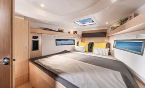 Cabin on MOANA, a Bavaria C42 sailboat at Primošten, Croatia