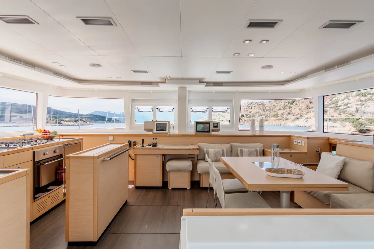 MOYA, a Lagoon 560 S2 catamaran at Athens, Greece