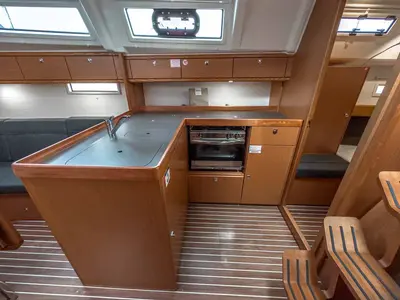 Galley of Caipirinha, a Bavaria Cruiser 37 sailboat at Grad Pula, Croatia