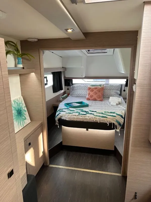 Cabin on Sea Magik, a Fountaine Pajot Isla 40 catamaran at Charlotte Amalie, United States