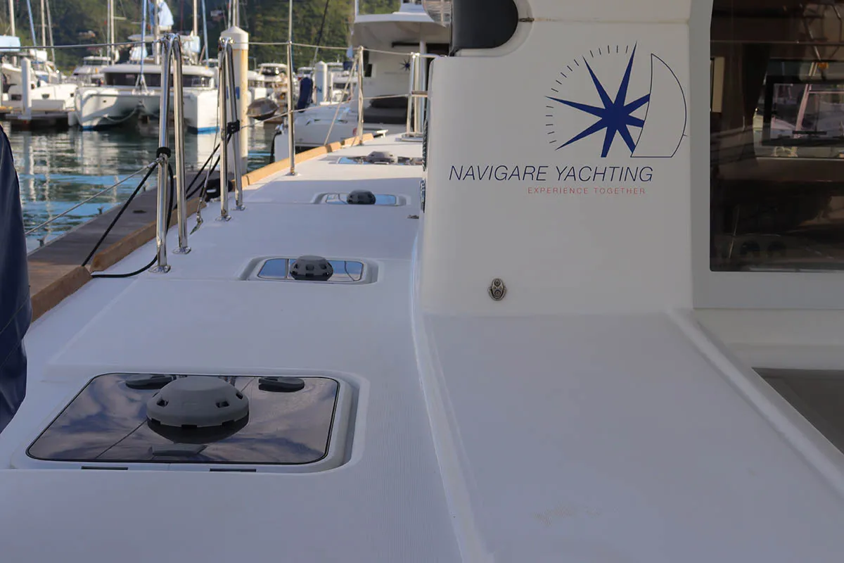 Kylana, a Lagoon 40 catamaran at Road Town, British Virgin Islands