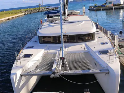 Kylana, a Lagoon 40 catamaran at Road Town, British Virgin Islands