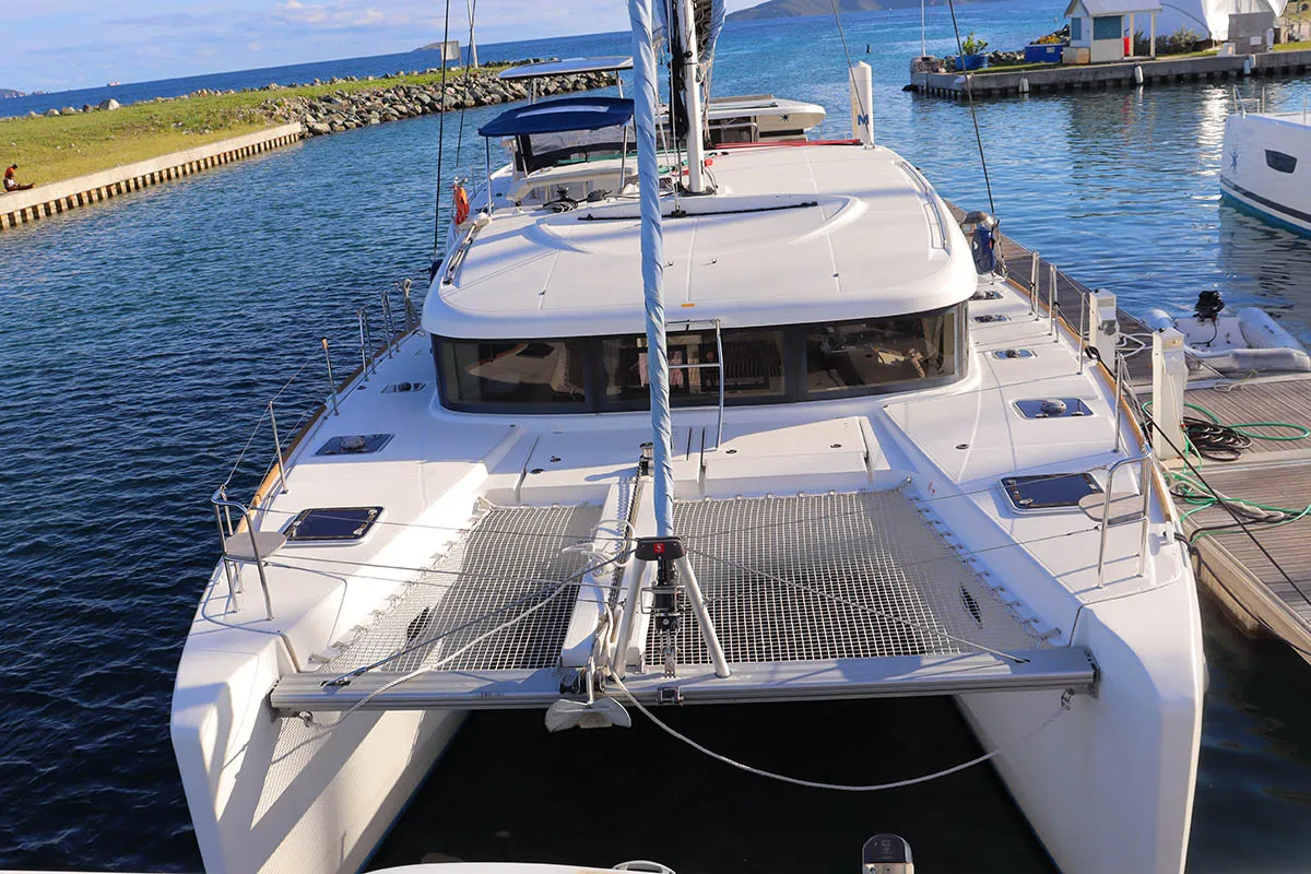 Kylana, a Lagoon 40 catamaran at Road Town, British Virgin Islands