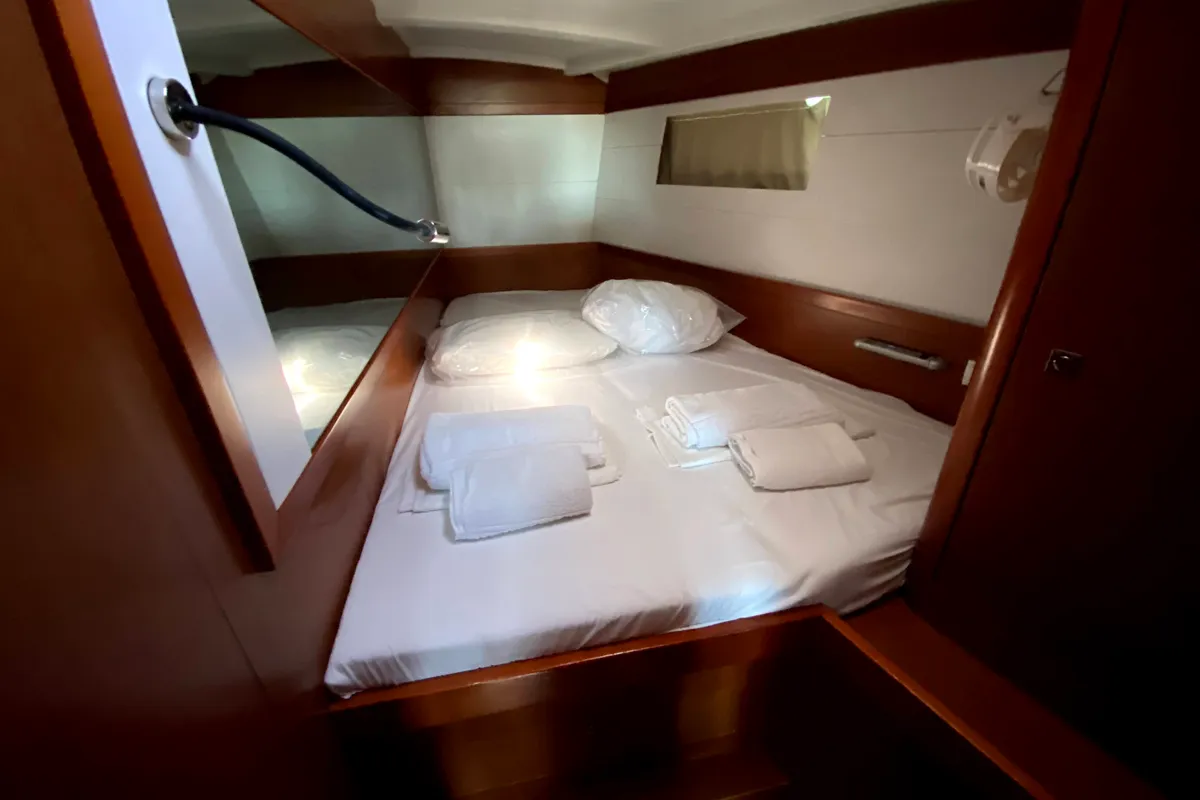 Melina, a Beneteau Oceanis 48 sailboat at Municipal Unit of Rhodes, Greece