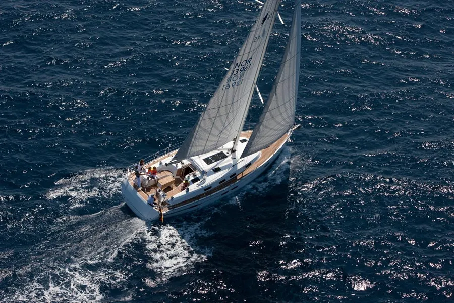Medusa, a Bavaria Cruiser 45 sailboat at Municipal Unit of Lefkada, Greece