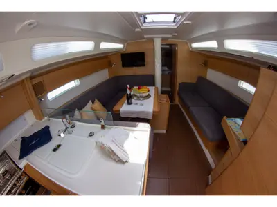 Salon of Cum Ventis, a X-Yachts X4³ sailboat at Općina Rogoznica, Croatia