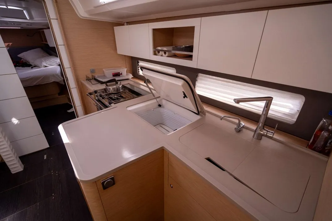 Galley of Key West, a Dufour 41 sailboat at Hyères, France