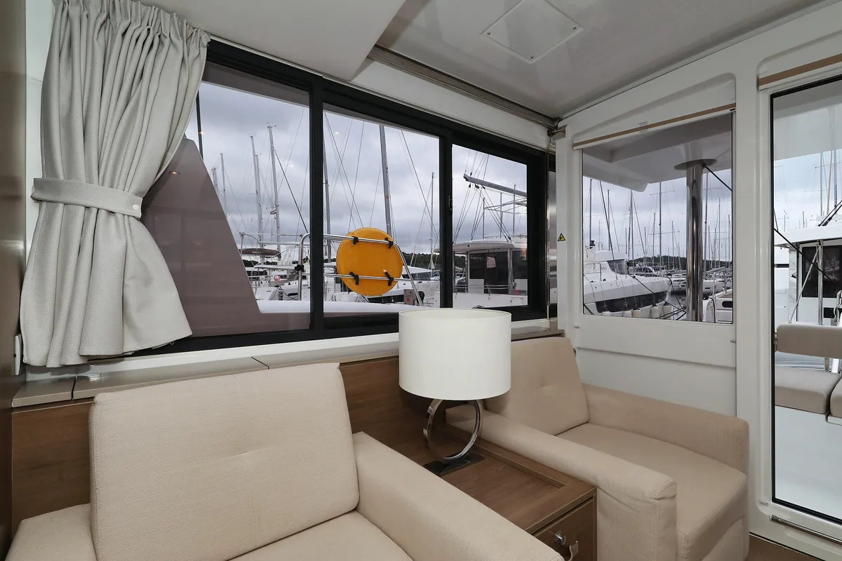 Cabin on Apollo, a Bali 4.4 catamaran at Općina Rogoznica, Croatia