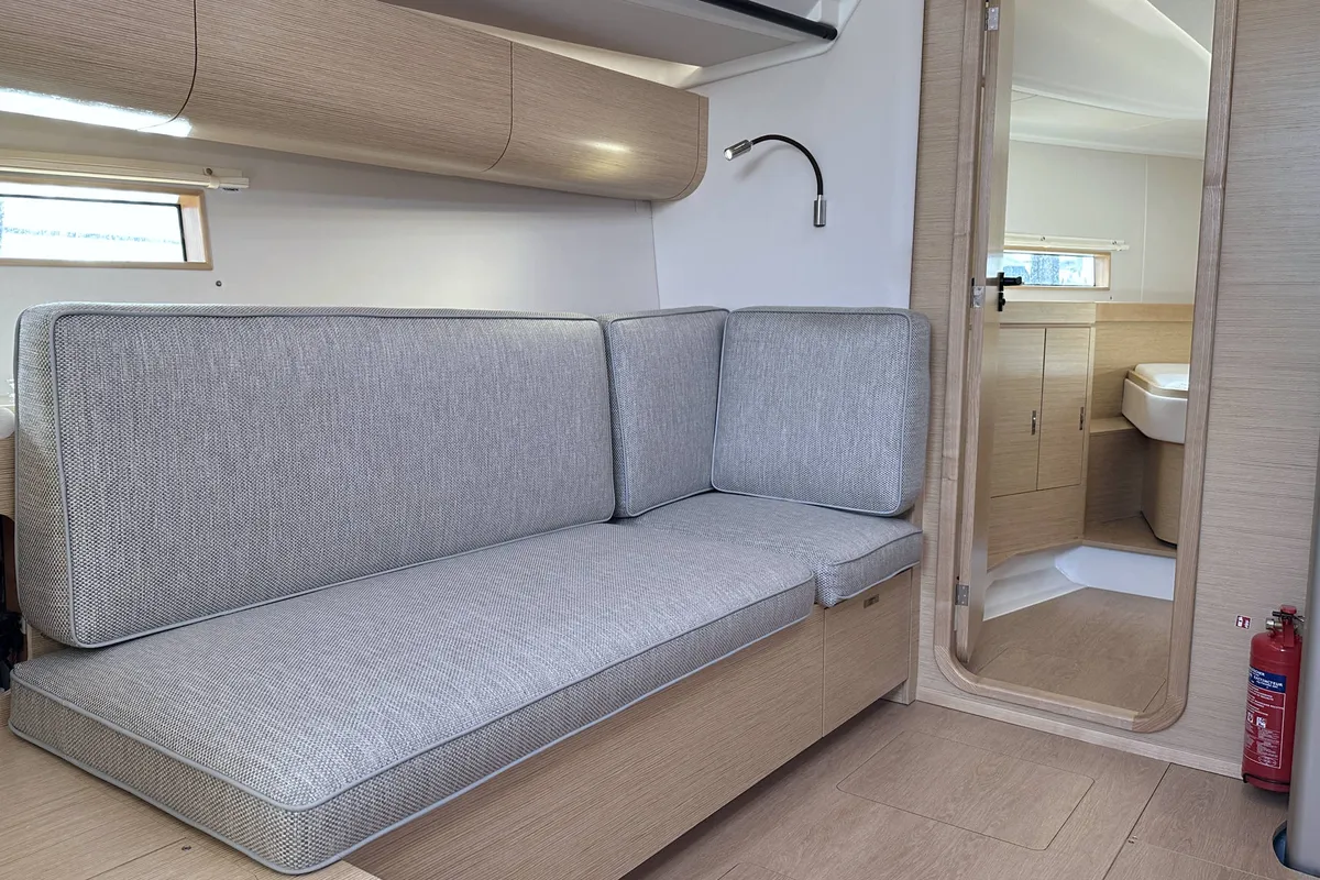Salon of Hugo, a Dehler 46 SQ sailboat at Grad Pula, Croatia