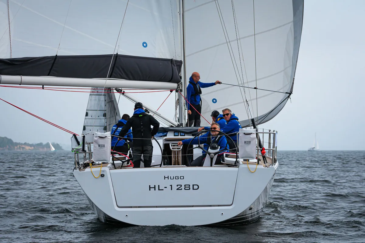 Exterior view of Hugo, a Dehler 46 SQ sailboat at Grad Pula, Croatia