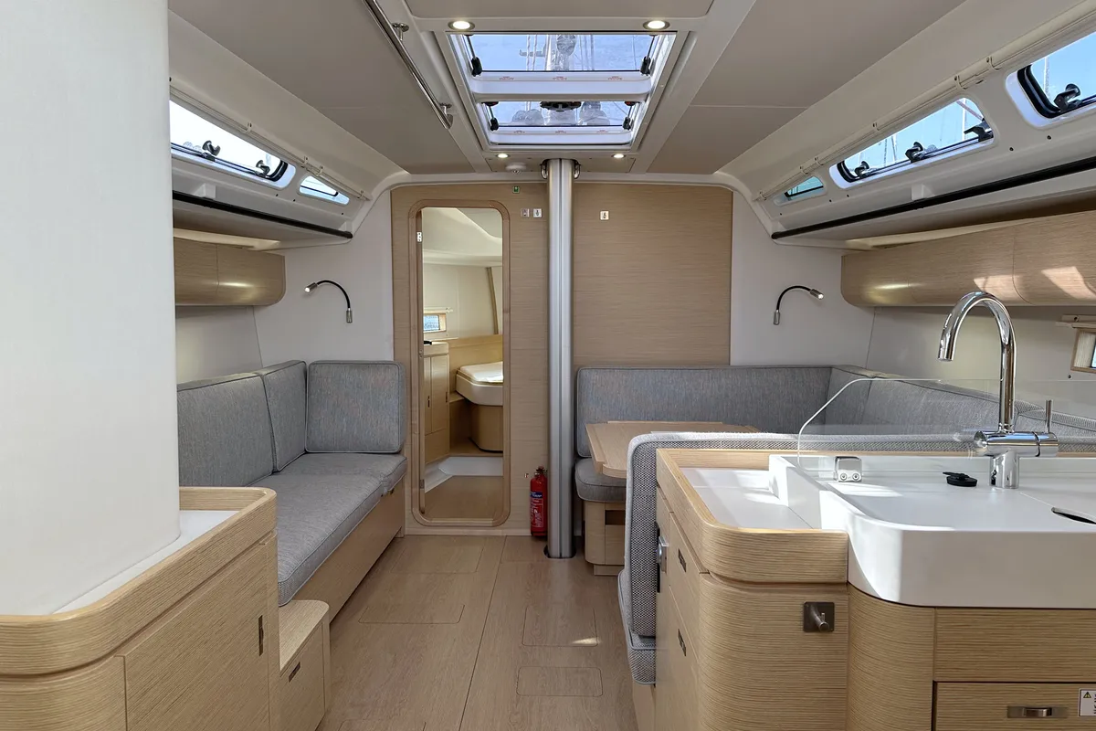Salon of Hugo, a Dehler 46 SQ sailboat at Grad Pula, Croatia