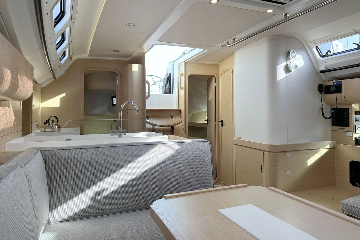 Salon of Hugo, a Dehler 46 SQ sailboat at Grad Pula, Croatia