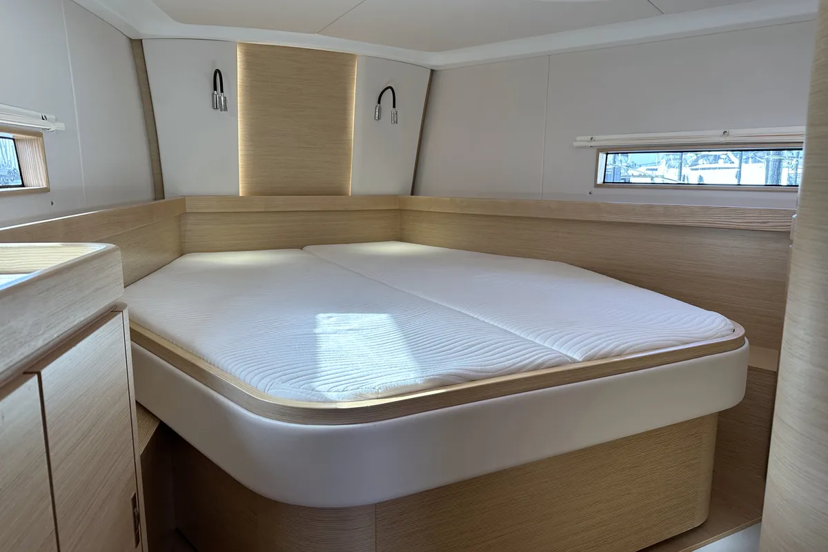 Cabin on Hugo, a Dehler 46 SQ sailboat at Grad Pula, Croatia