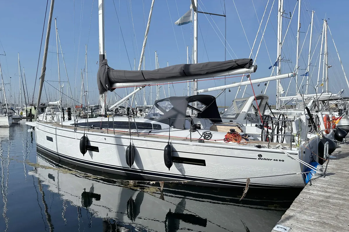 Salon of Hugo, a Dehler 46 SQ sailboat at Grad Pula, Croatia